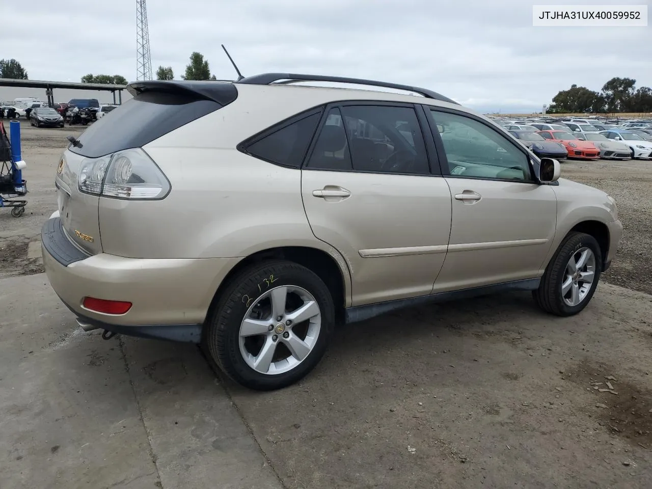 2004 Lexus Rx 330 VIN: JTJHA31UX40059952 Lot: 71846894