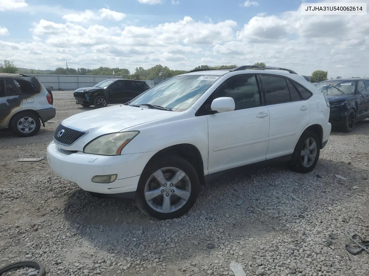 2004 Lexus Rx 330 VIN: JTJHA31U540062614 Lot: 71982334