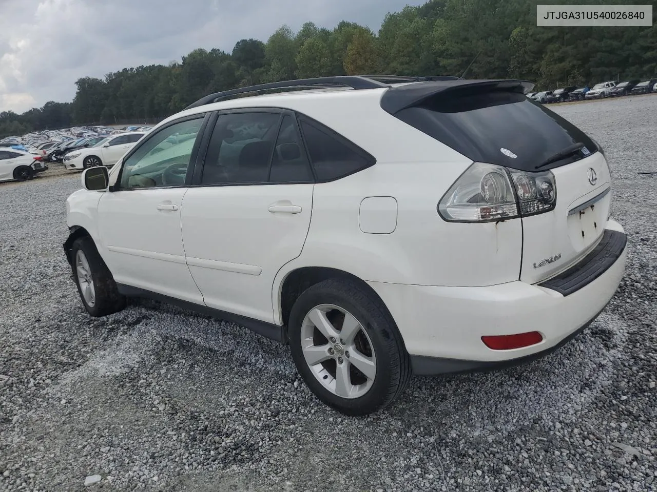 2004 Lexus Rx 330 VIN: JTJGA31U540026840 Lot: 73192054