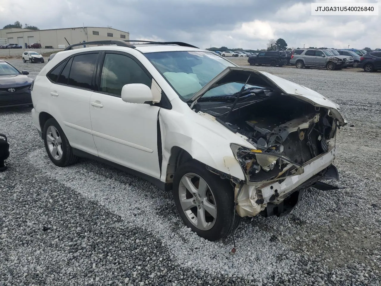 2004 Lexus Rx 330 VIN: JTJGA31U540026840 Lot: 73192054