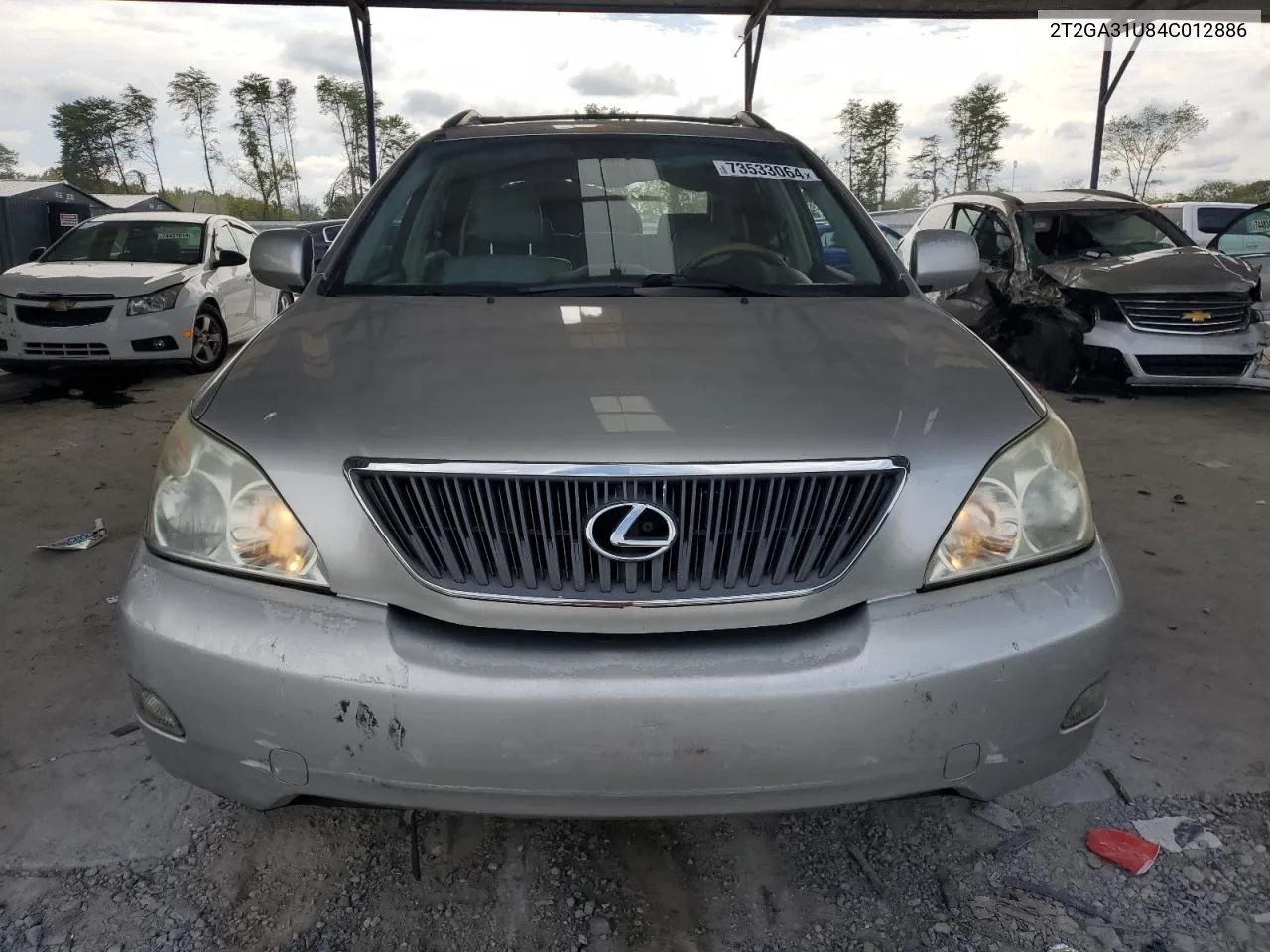 2004 Lexus Rx 330 VIN: 2T2GA31U84C012886 Lot: 73533064