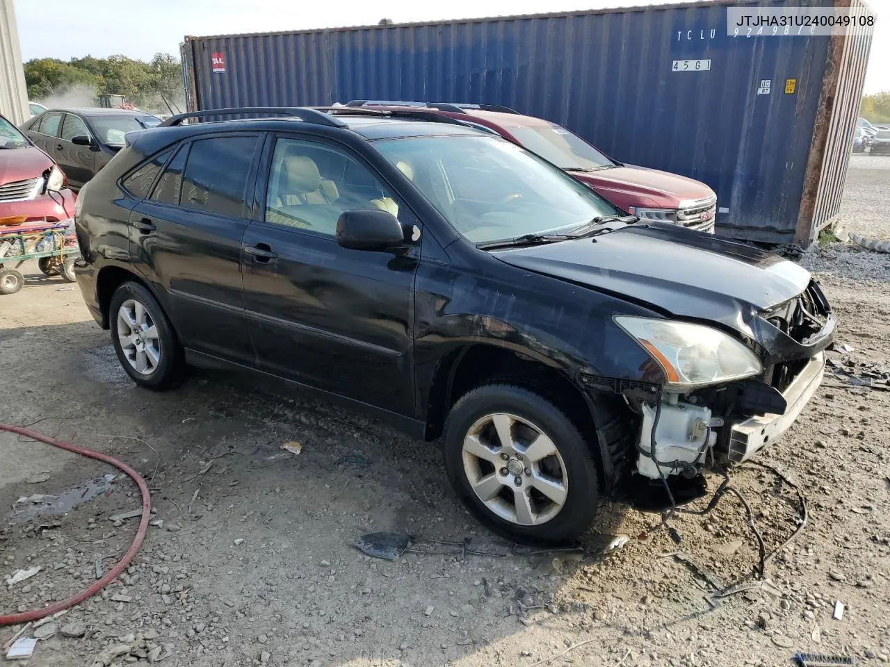 2004 Lexus Rx 330 VIN: JTJHA31U240049108 Lot: 74086044