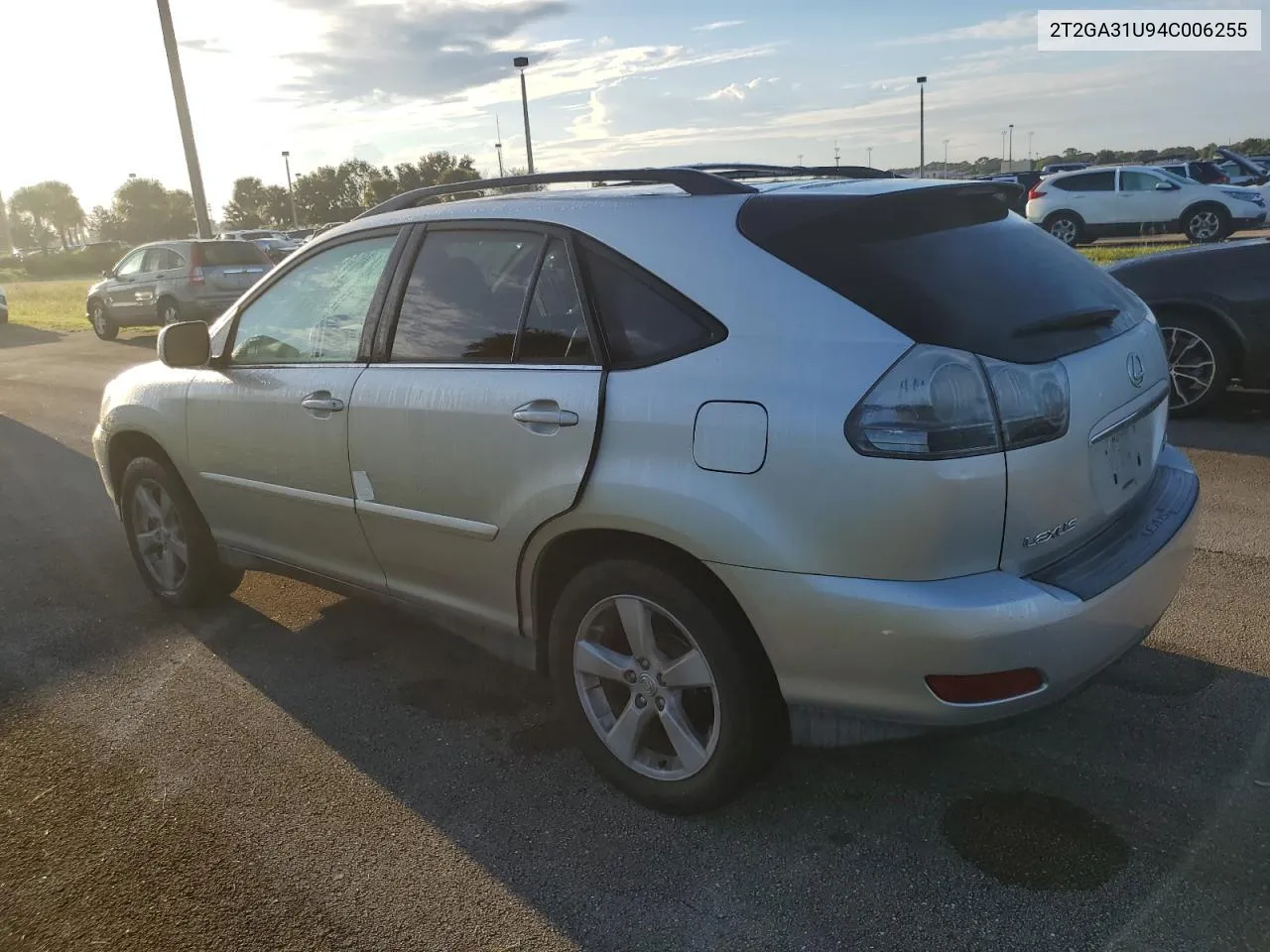 2004 Lexus Rx 330 VIN: 2T2GA31U94C006255 Lot: 74124064