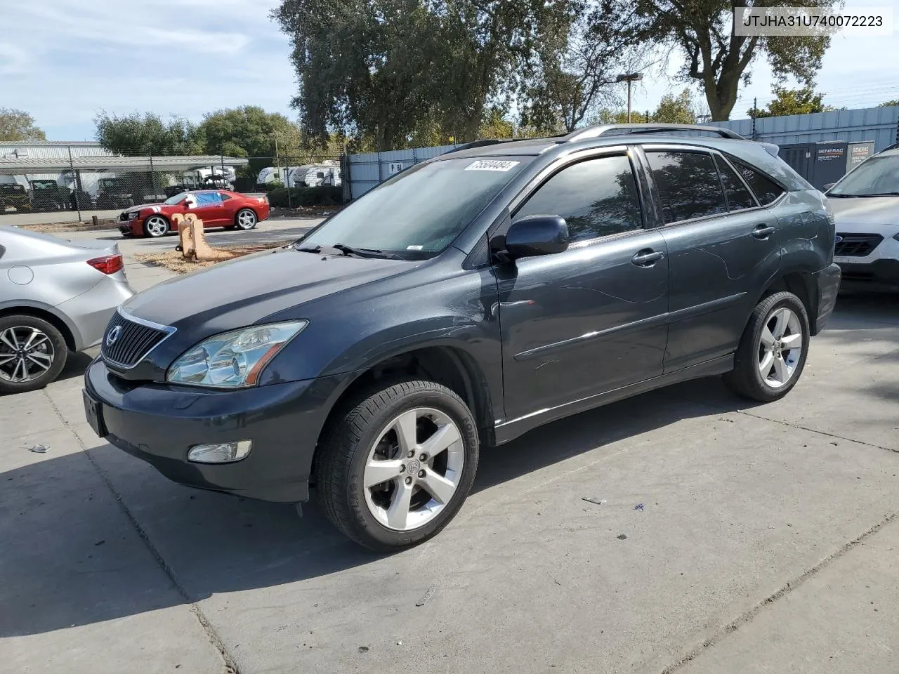 2004 Lexus Rx 330 VIN: JTJHA31U740072223 Lot: 75504484