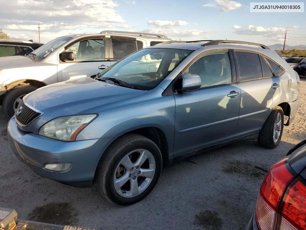 2004 Lexus Rx 330 VIN: JTJGA31U940018305 Lot: 75896244