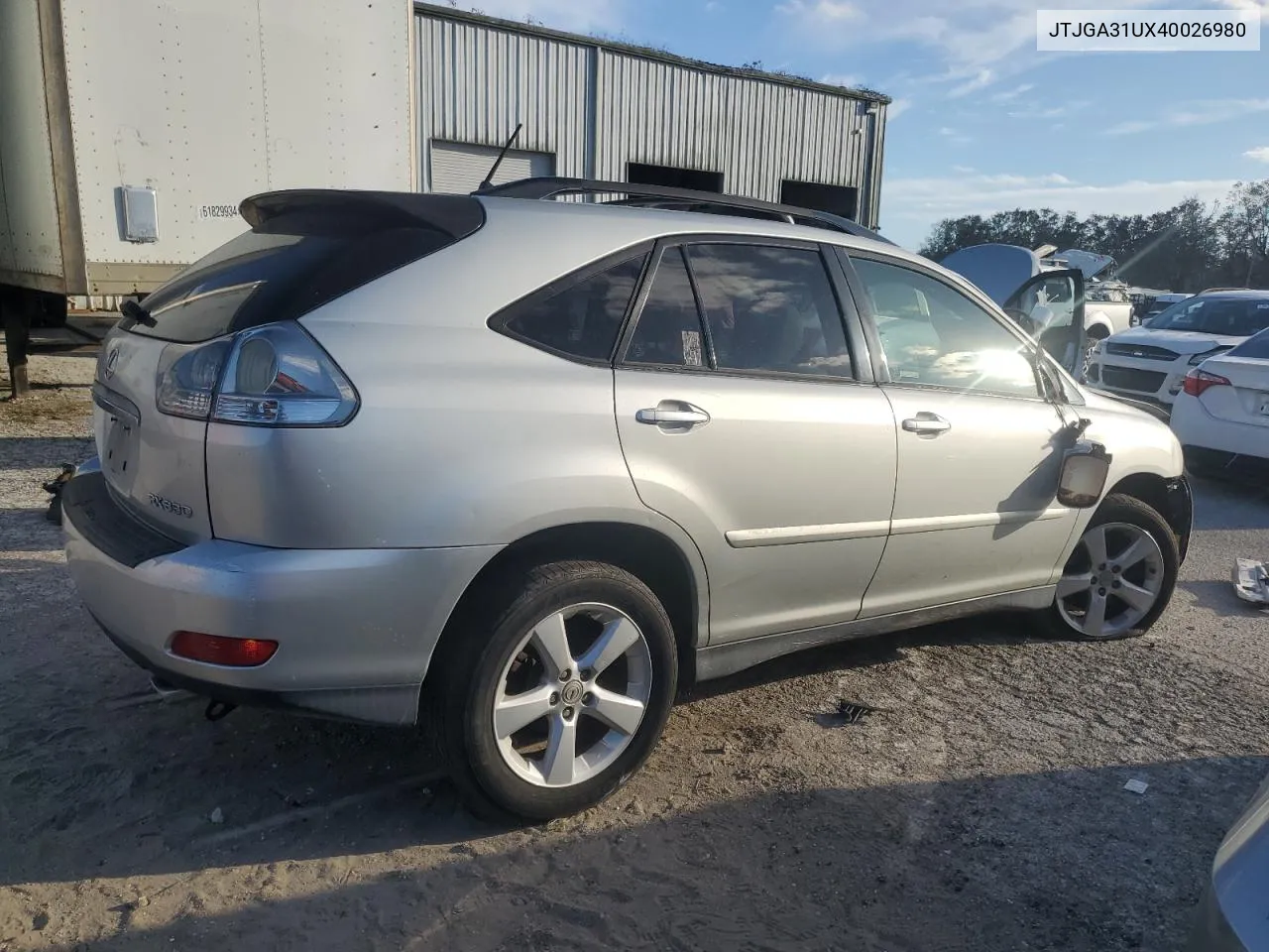 2004 Lexus Rx 330 VIN: JTJGA31UX40026980 Lot: 76487684