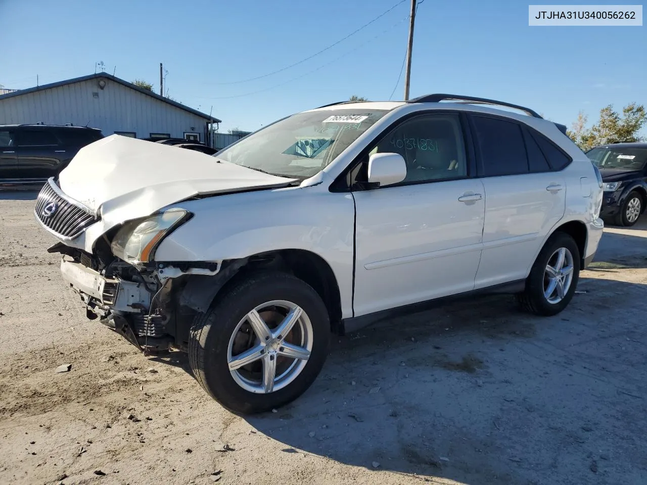 2004 Lexus Rx 330 VIN: JTJHA31U340056262 Lot: 76573644