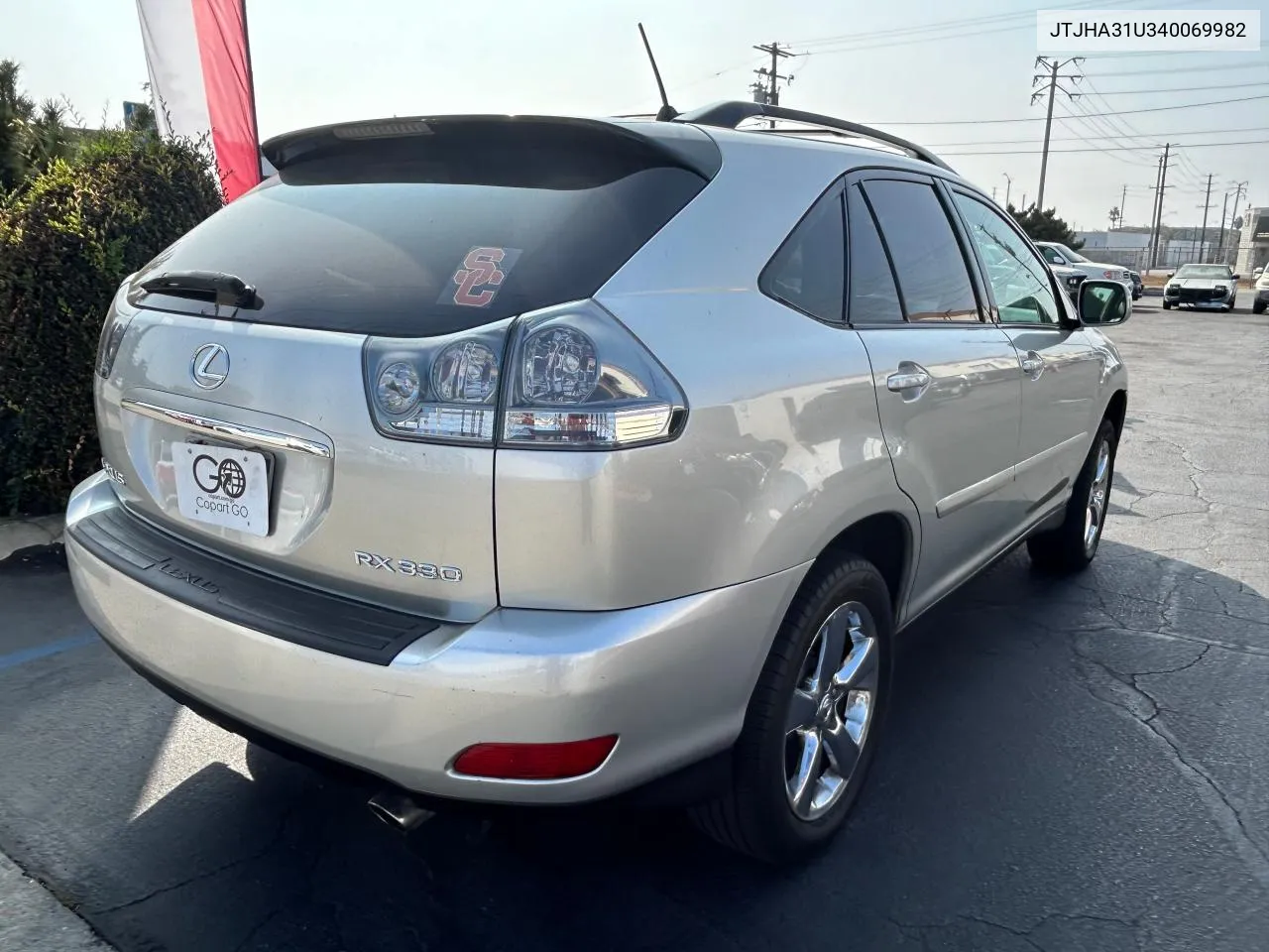 JTJHA31U340069982 2004 Lexus Rx 330