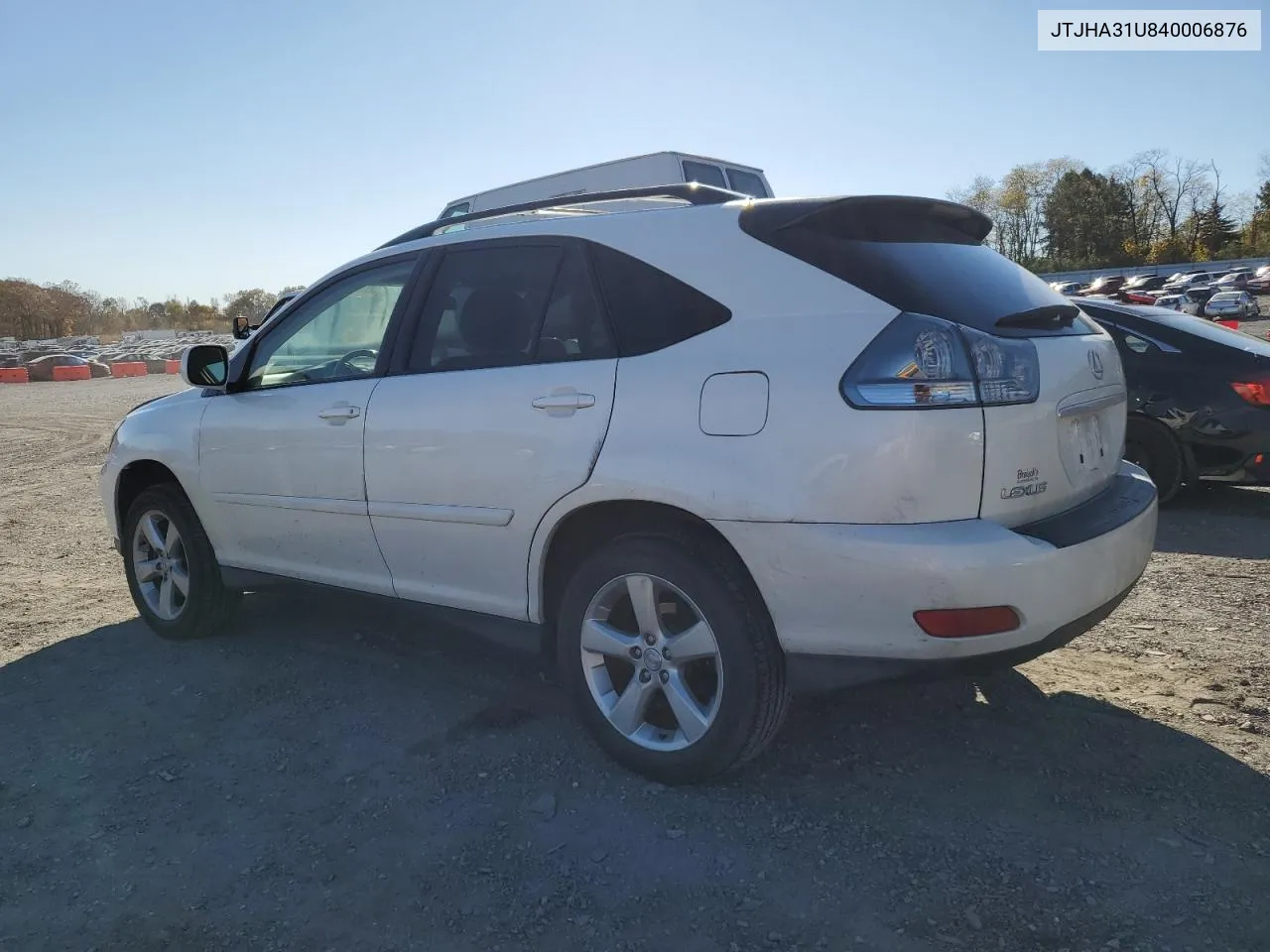 2004 Lexus Rx 330 VIN: JTJHA31U840006876 Lot: 77679984