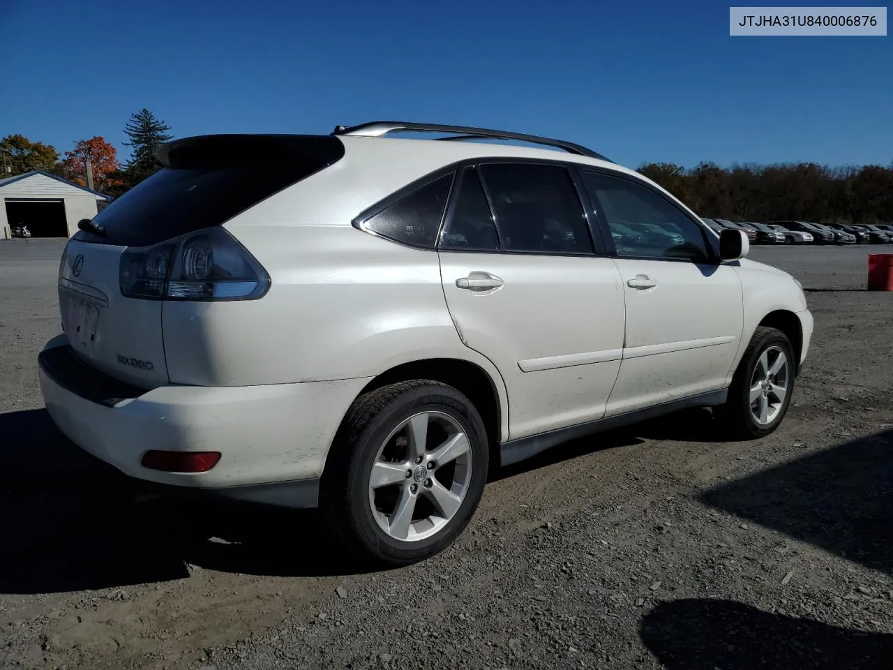 2004 Lexus Rx 330 VIN: JTJHA31U840006876 Lot: 77679984