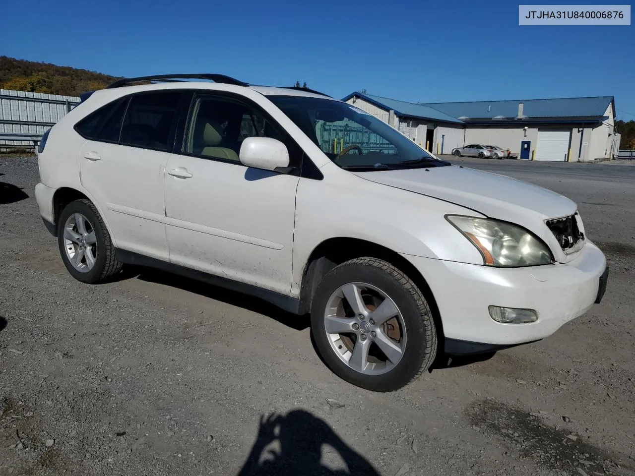 2004 Lexus Rx 330 VIN: JTJHA31U840006876 Lot: 77679984