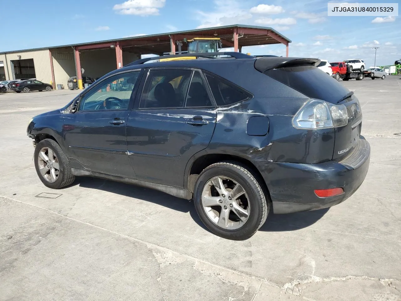 2004 Lexus Rx 330 VIN: JTJGA31U840015329 Lot: 77886734