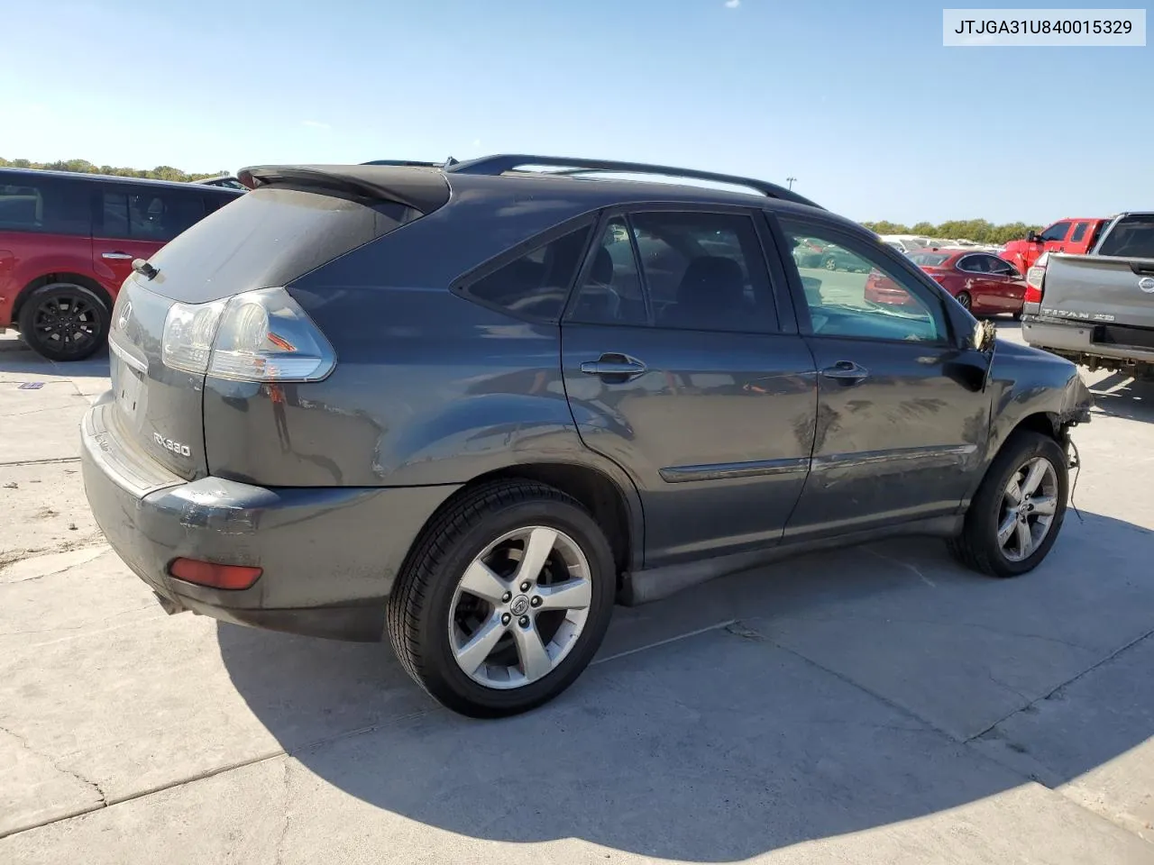 2004 Lexus Rx 330 VIN: JTJGA31U840015329 Lot: 77886734