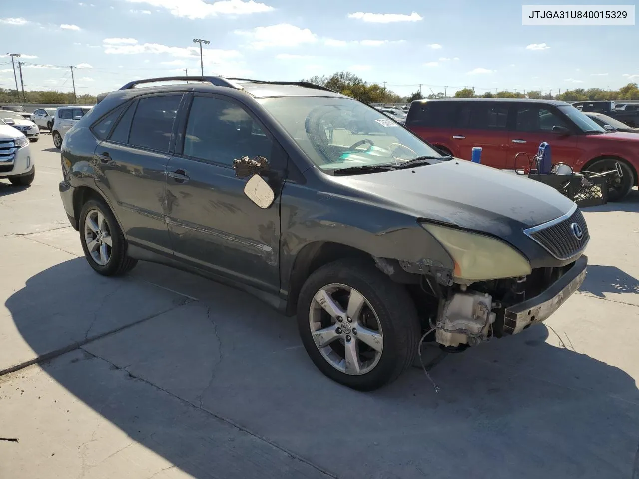 2004 Lexus Rx 330 VIN: JTJGA31U840015329 Lot: 77886734