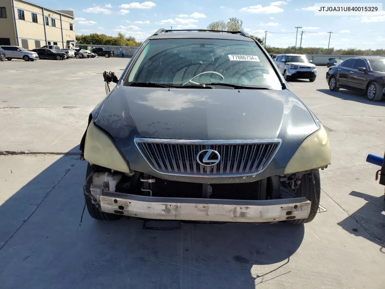 2004 Lexus Rx 330 VIN: JTJGA31U840015329 Lot: 77886734