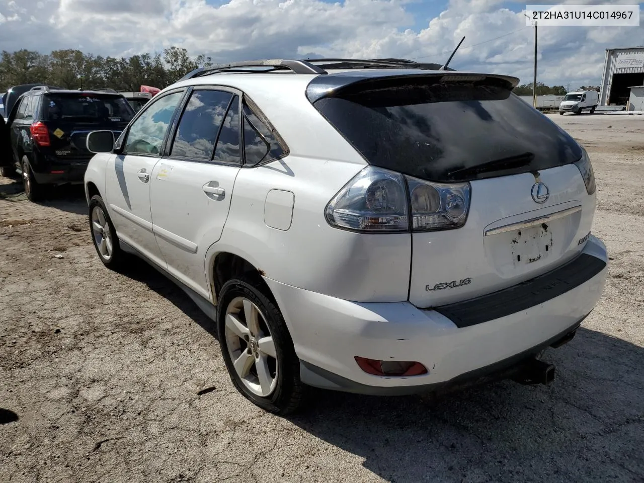 2004 Lexus Rx 330 VIN: 2T2HA31U14C014967 Lot: 78042684