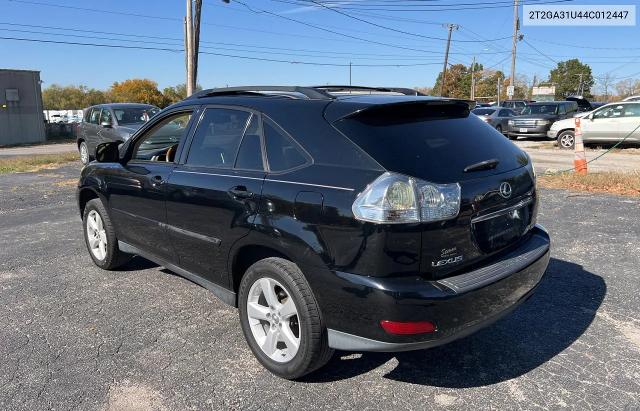 2004 Lexus Rx 330 VIN: 2T2GA31U44C012447 Lot: 78227944