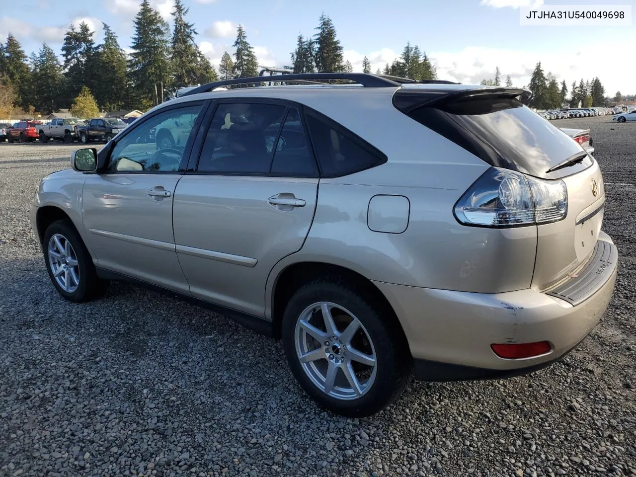 2004 Lexus Rx 330 VIN: JTJHA31U540049698 Lot: 78284714