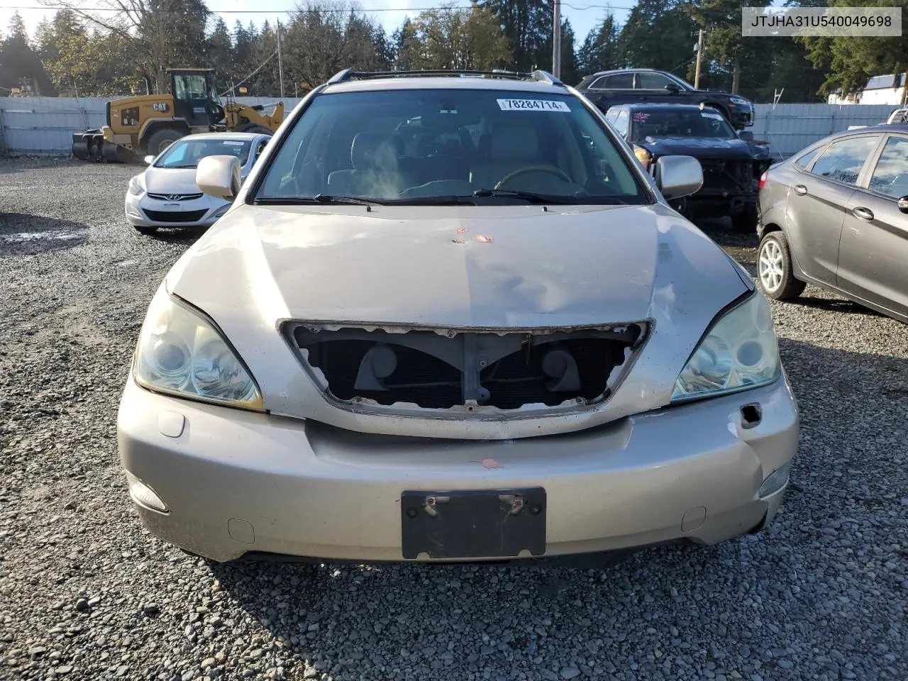 2004 Lexus Rx 330 VIN: JTJHA31U540049698 Lot: 78284714