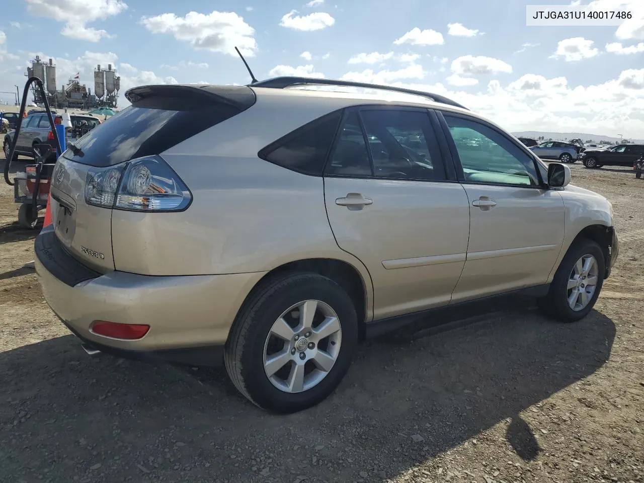 2004 Lexus Rx 330 VIN: JTJGA31U140017486 Lot: 78289854