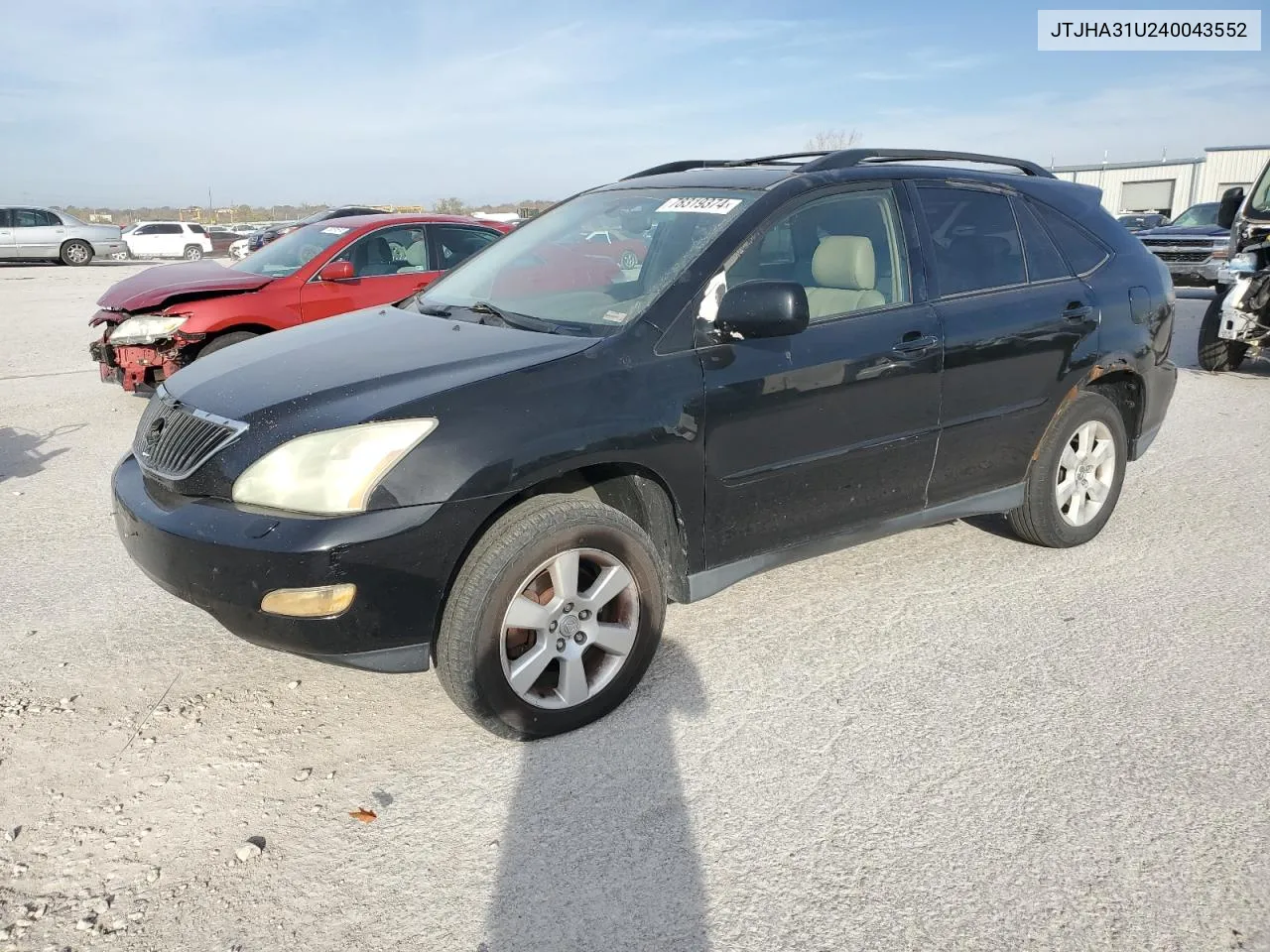 2004 Lexus Rx 330 VIN: JTJHA31U240043552 Lot: 78319374