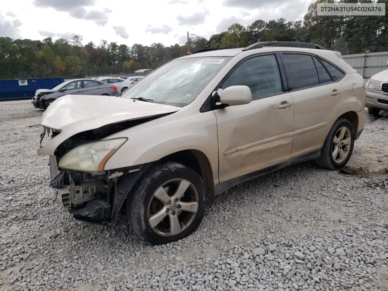 2004 Lexus Rx 330 VIN: 2T2HA31U54C026376 Lot: 78440484