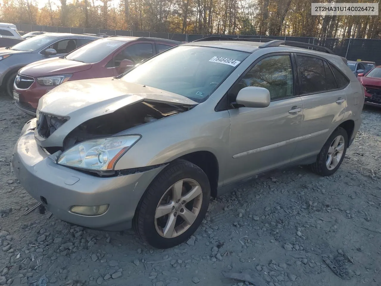 2004 Lexus Rx 330 VIN: 2T2HA31U14C026472 Lot: 78484924