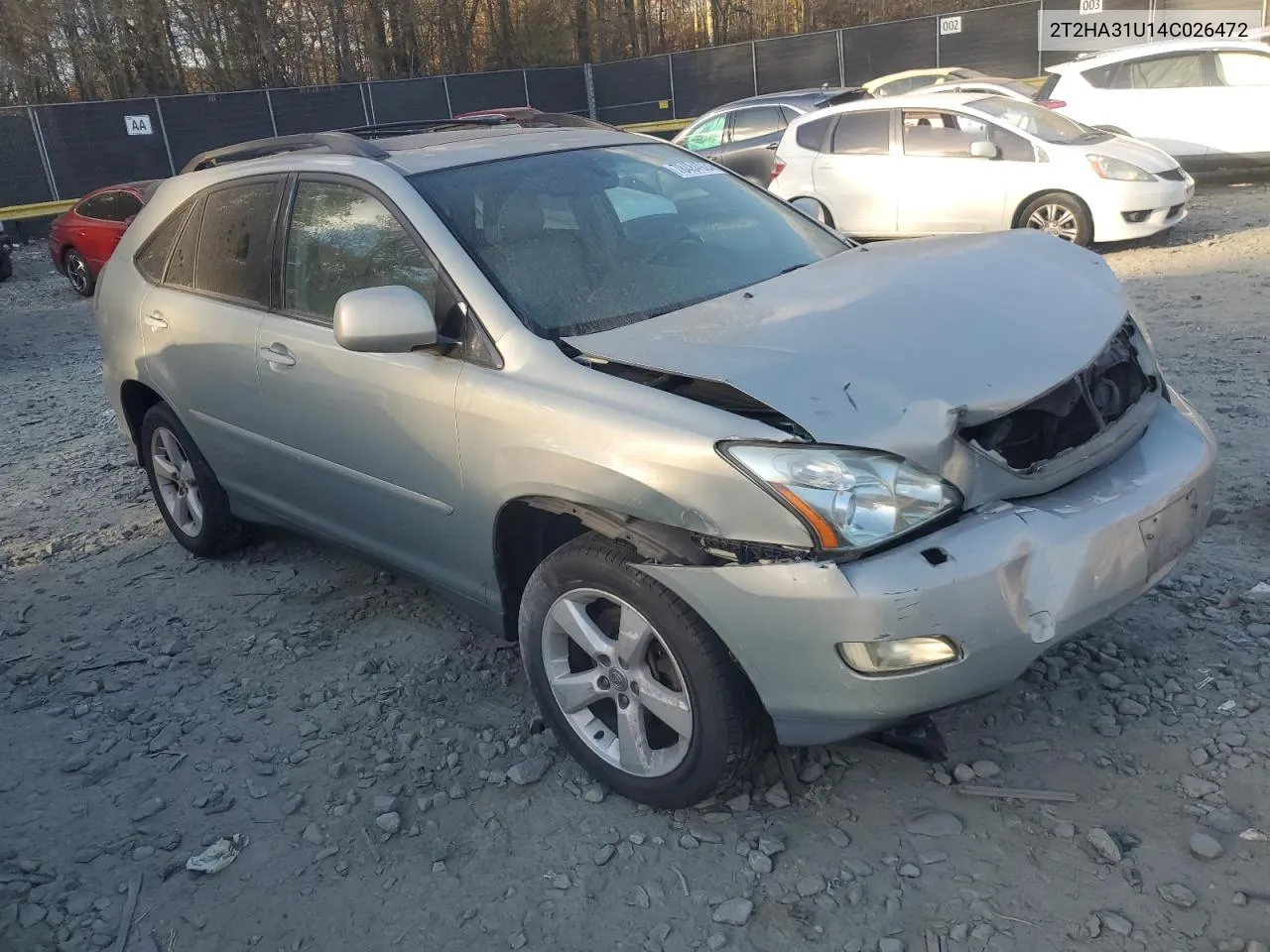 2004 Lexus Rx 330 VIN: 2T2HA31U14C026472 Lot: 78484924