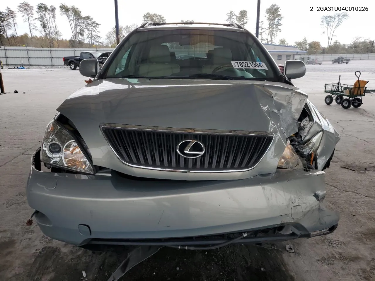 2004 Lexus Rx 330 VIN: 2T2GA31U04C010226 Lot: 78521904