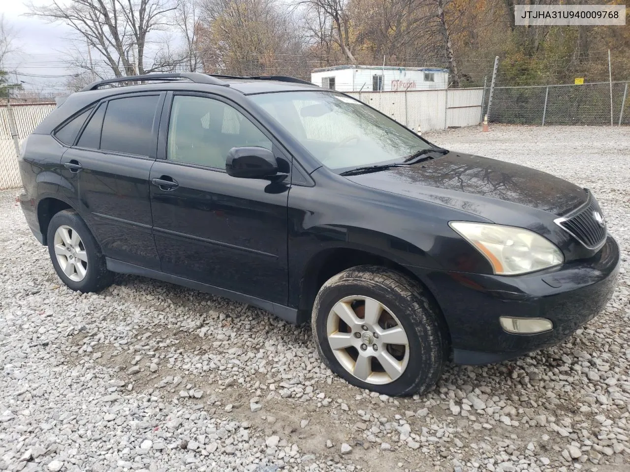 2004 Lexus Rx 330 VIN: JTJHA31U940009768 Lot: 79111304