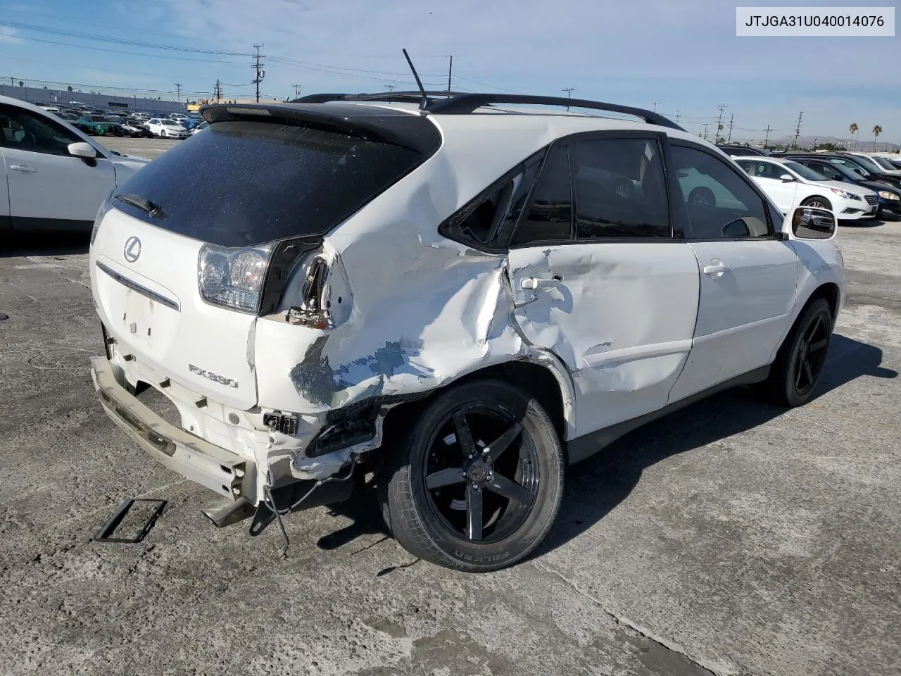 2004 Lexus Rx 330 VIN: JTJGA31U040014076 Lot: 79492614