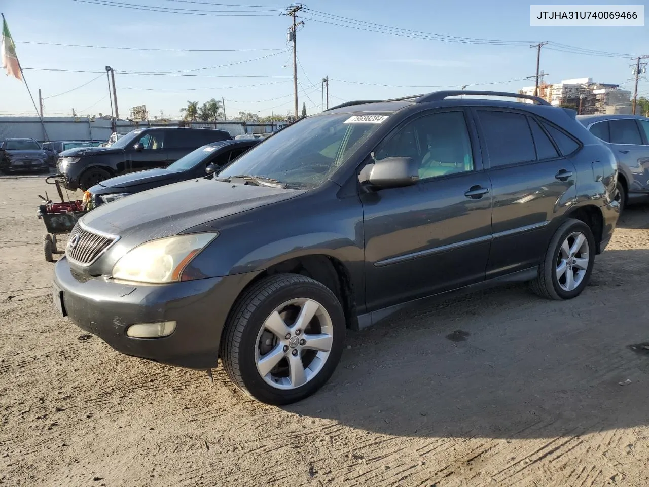 2004 Lexus Rx 330 VIN: JTJHA31U740069466 Lot: 79698284