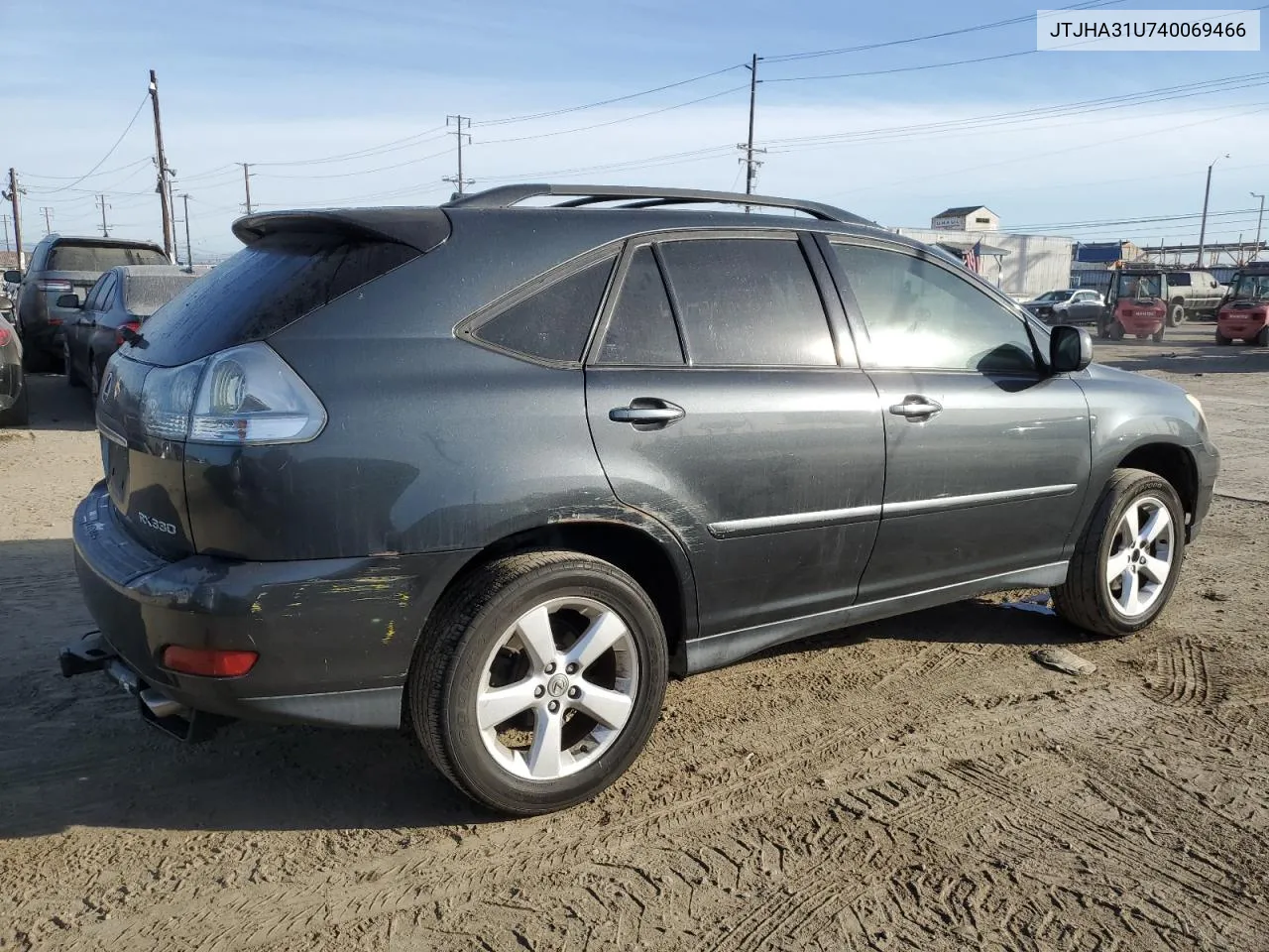 2004 Lexus Rx 330 VIN: JTJHA31U740069466 Lot: 79698284