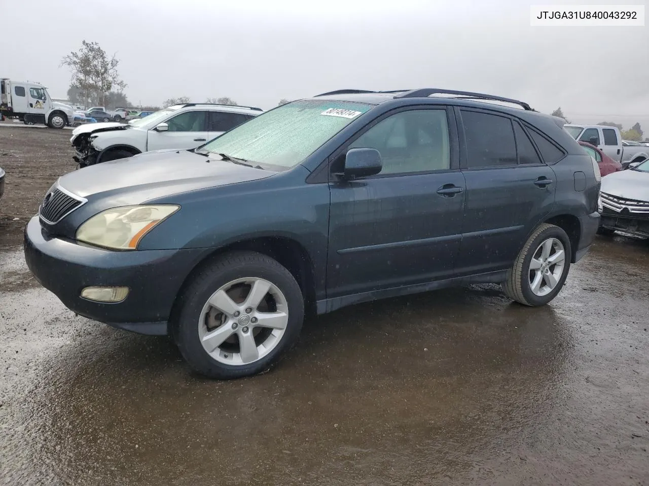 2004 Lexus Rx 330 VIN: JTJGA31U840043292 Lot: 80149314