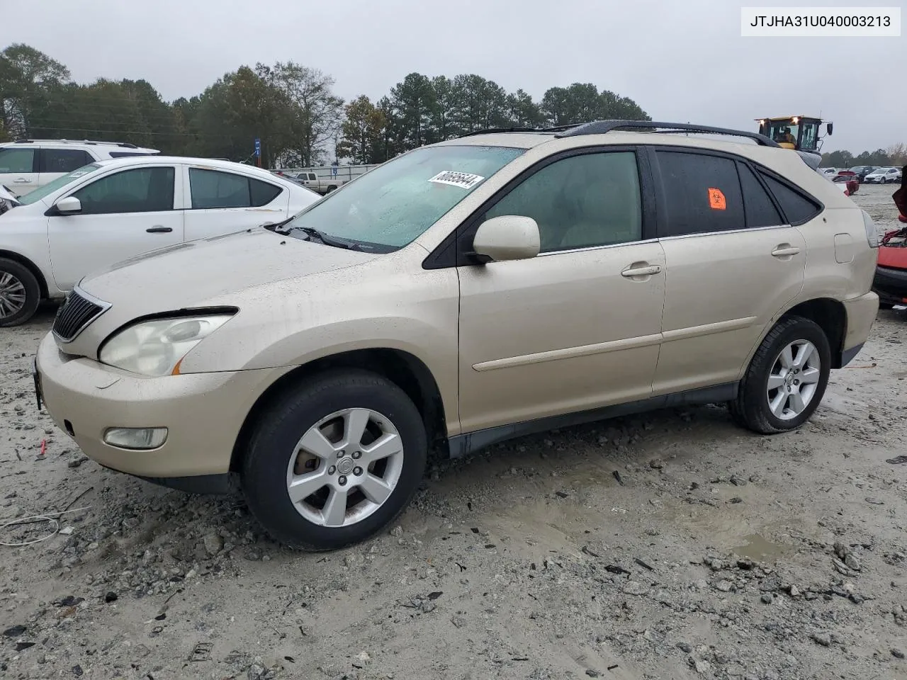 2004 Lexus Rx 330 VIN: JTJHA31U040003213 Lot: 80695644