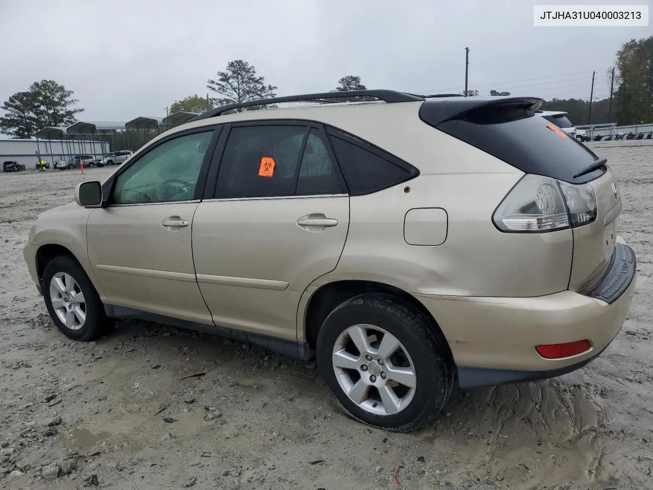 2004 Lexus Rx 330 VIN: JTJHA31U040003213 Lot: 80695644