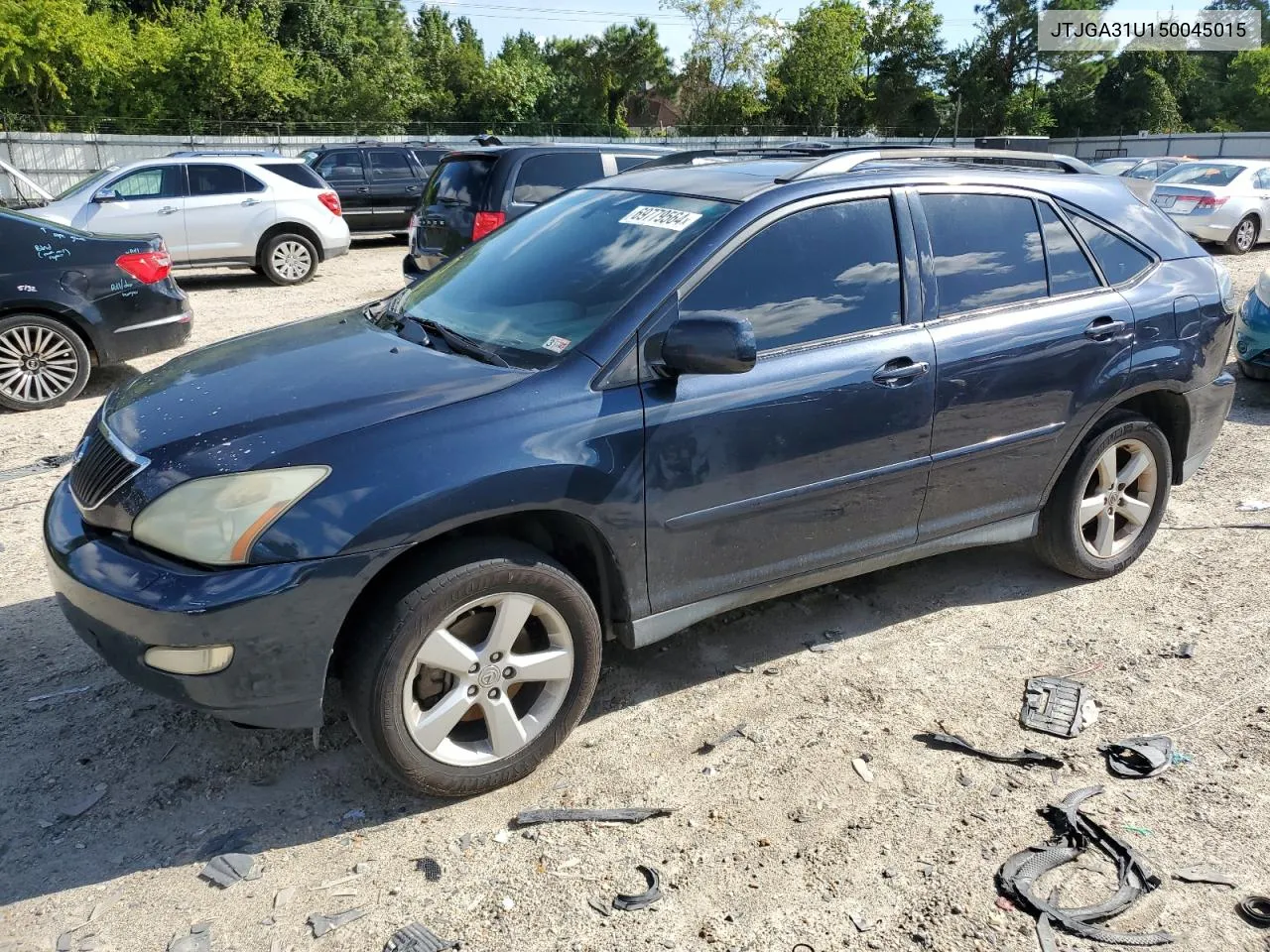 2005 Lexus Rx 330 VIN: JTJGA31U150045015 Lot: 69779564