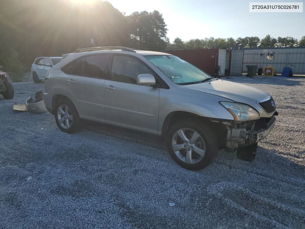 2005 Lexus Rx 330 VIN: 2T2GA31U75C026781 Lot: 70141244