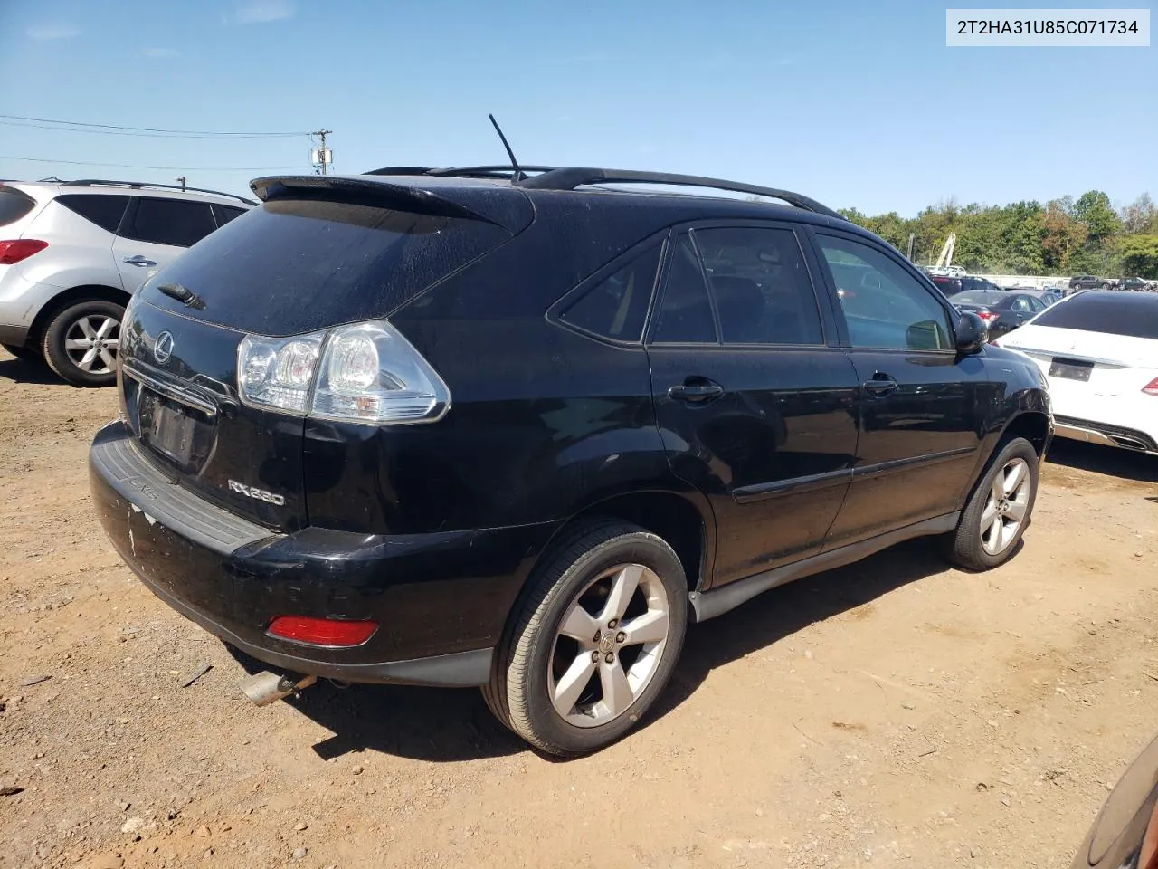 2005 Lexus Rx 330 VIN: 2T2HA31U85C071734 Lot: 70984044