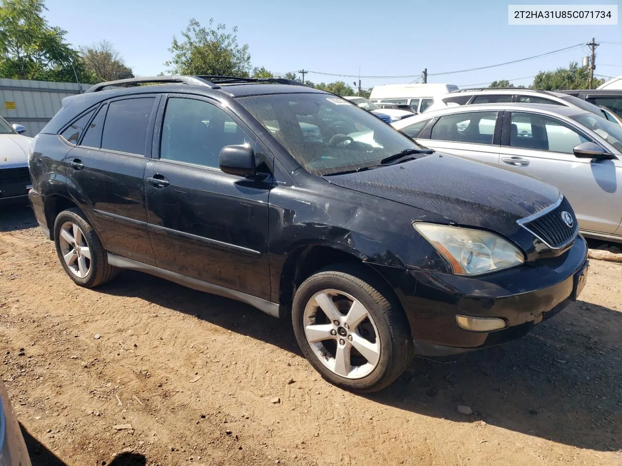 2005 Lexus Rx 330 VIN: 2T2HA31U85C071734 Lot: 70984044