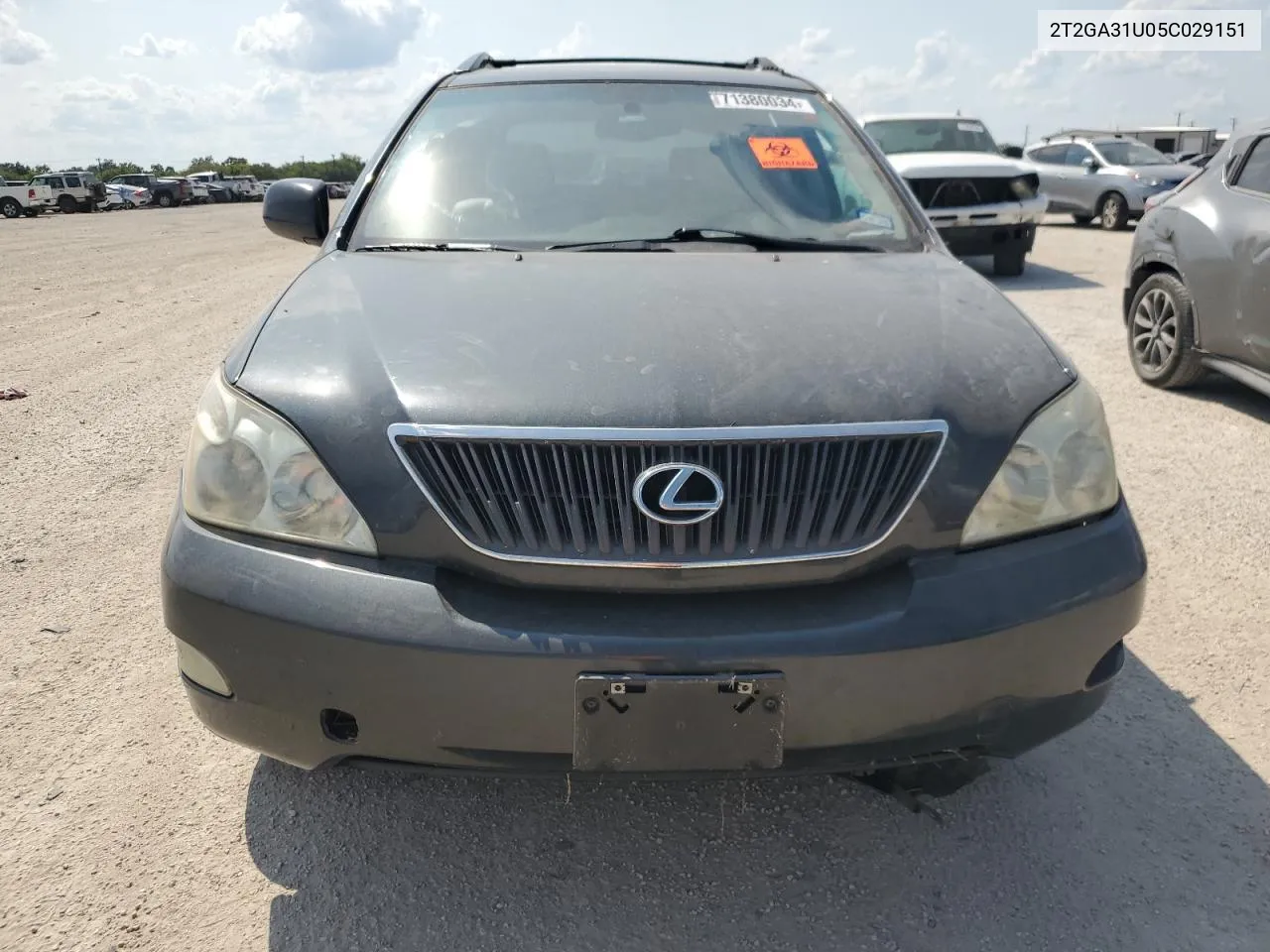 2005 Lexus Rx 330 VIN: 2T2GA31U05C029151 Lot: 71380034