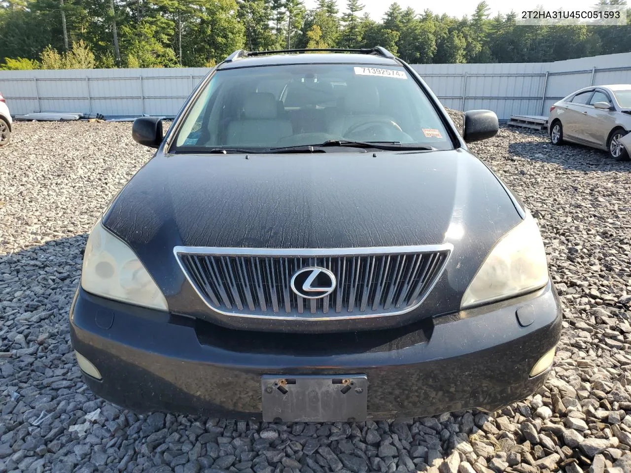 2005 Lexus Rx 330 VIN: 2T2HA31U45C051593 Lot: 71392574