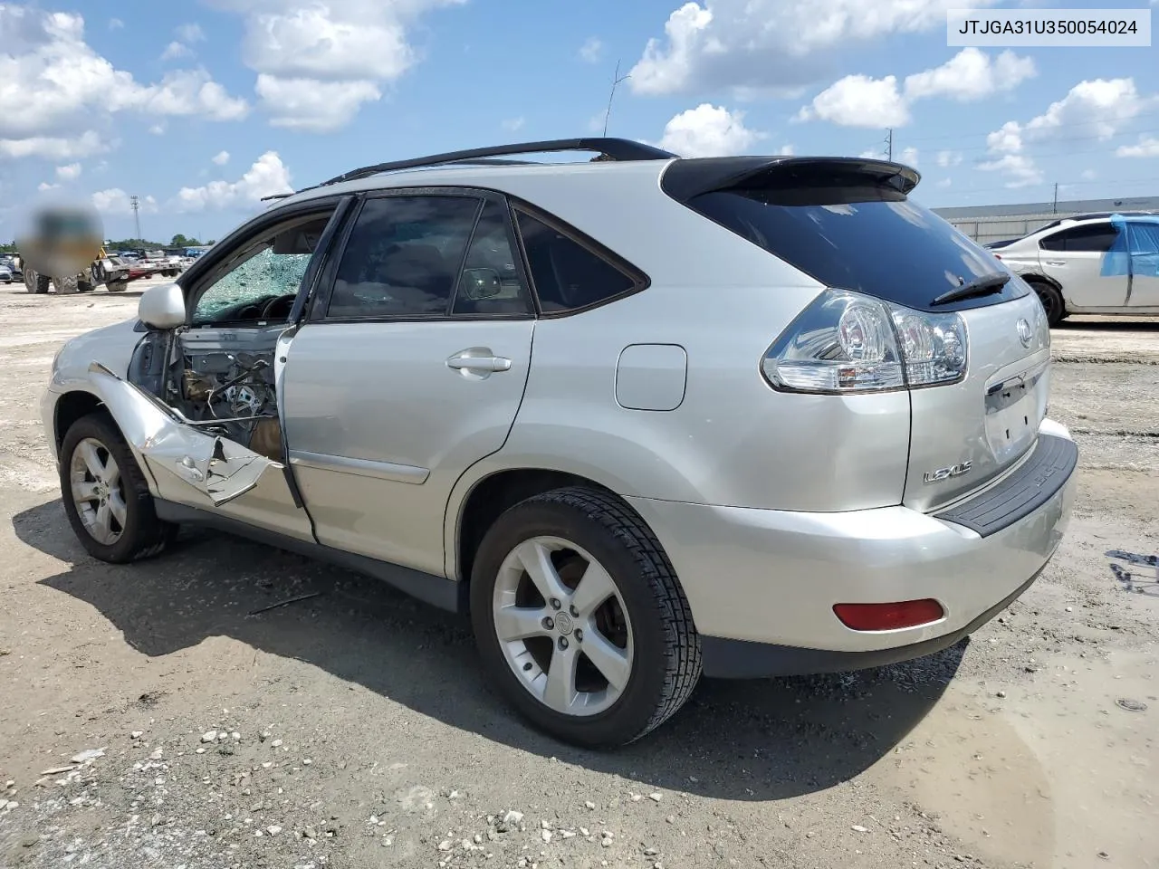 2005 Lexus Rx 330 VIN: JTJGA31U350054024 Lot: 72198504