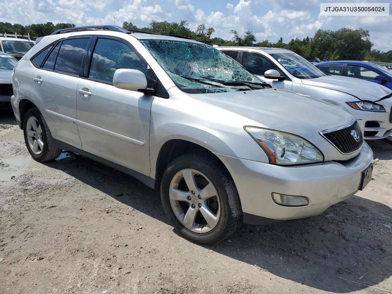 2005 Lexus Rx 330 VIN: JTJGA31U350054024 Lot: 72198504