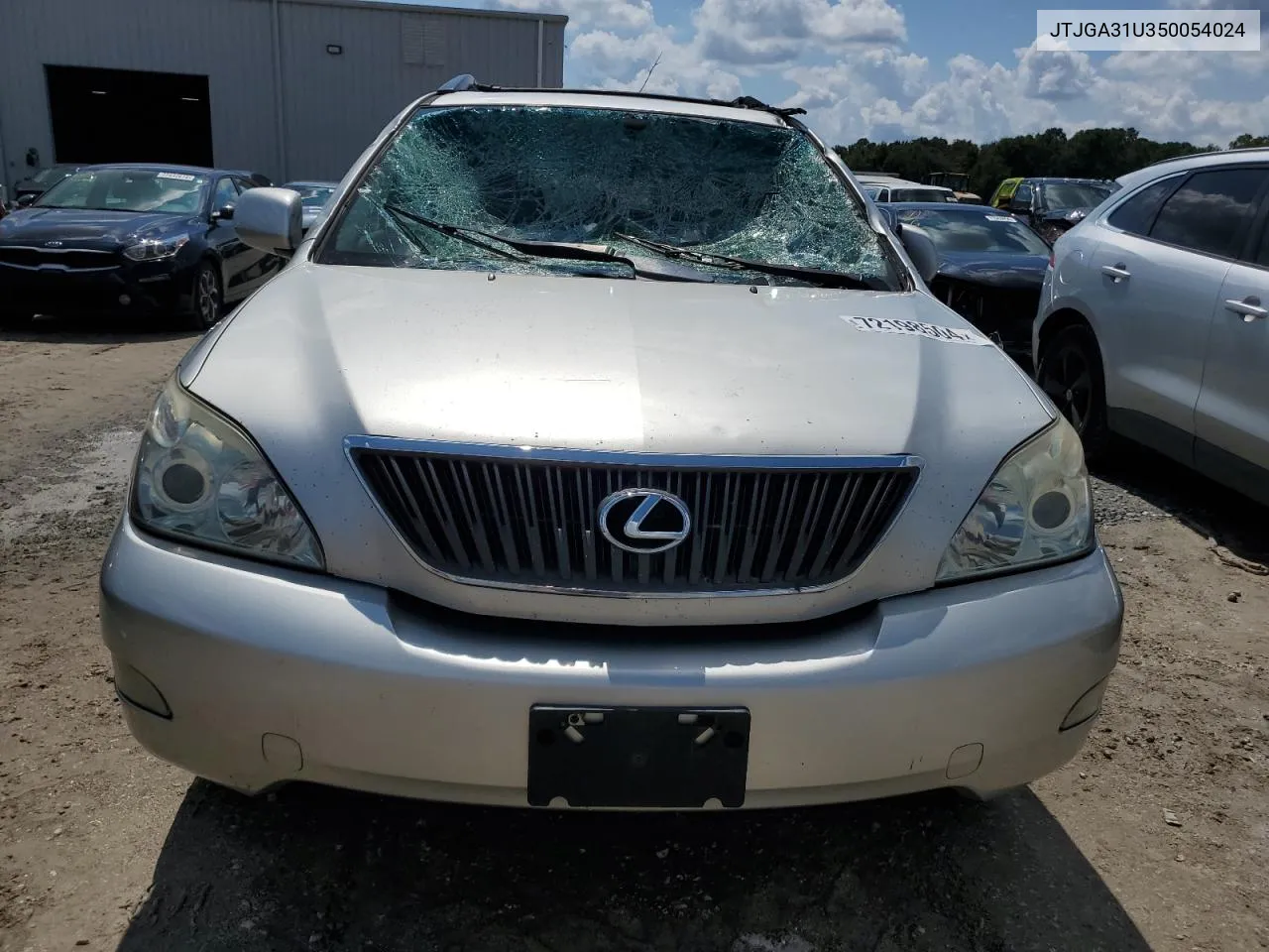 2005 Lexus Rx 330 VIN: JTJGA31U350054024 Lot: 72198504