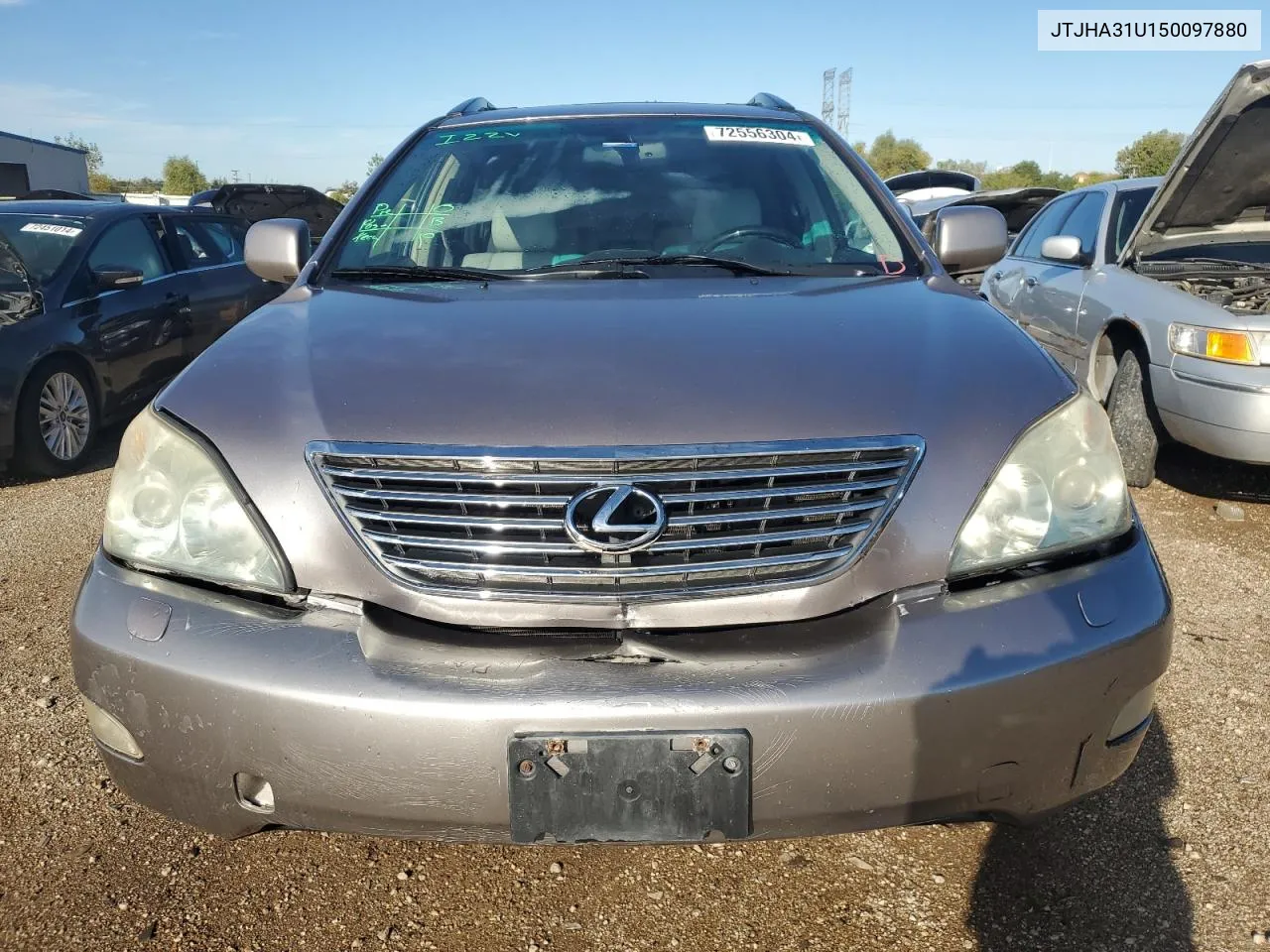 2005 Lexus Rx 330 VIN: JTJHA31U150097880 Lot: 72556304