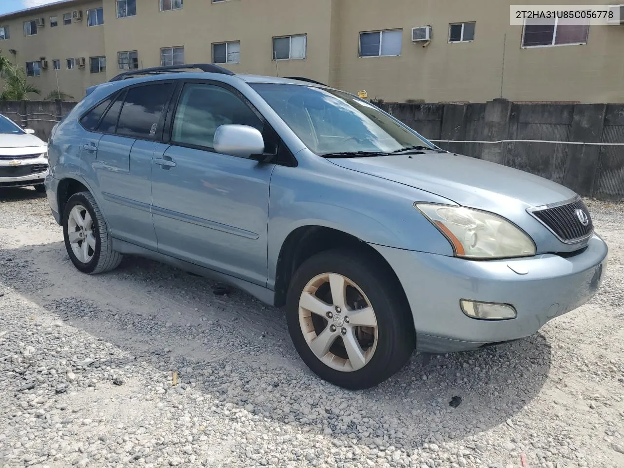 2005 Lexus Rx 330 VIN: 2T2HA31U85C056778 Lot: 73101994