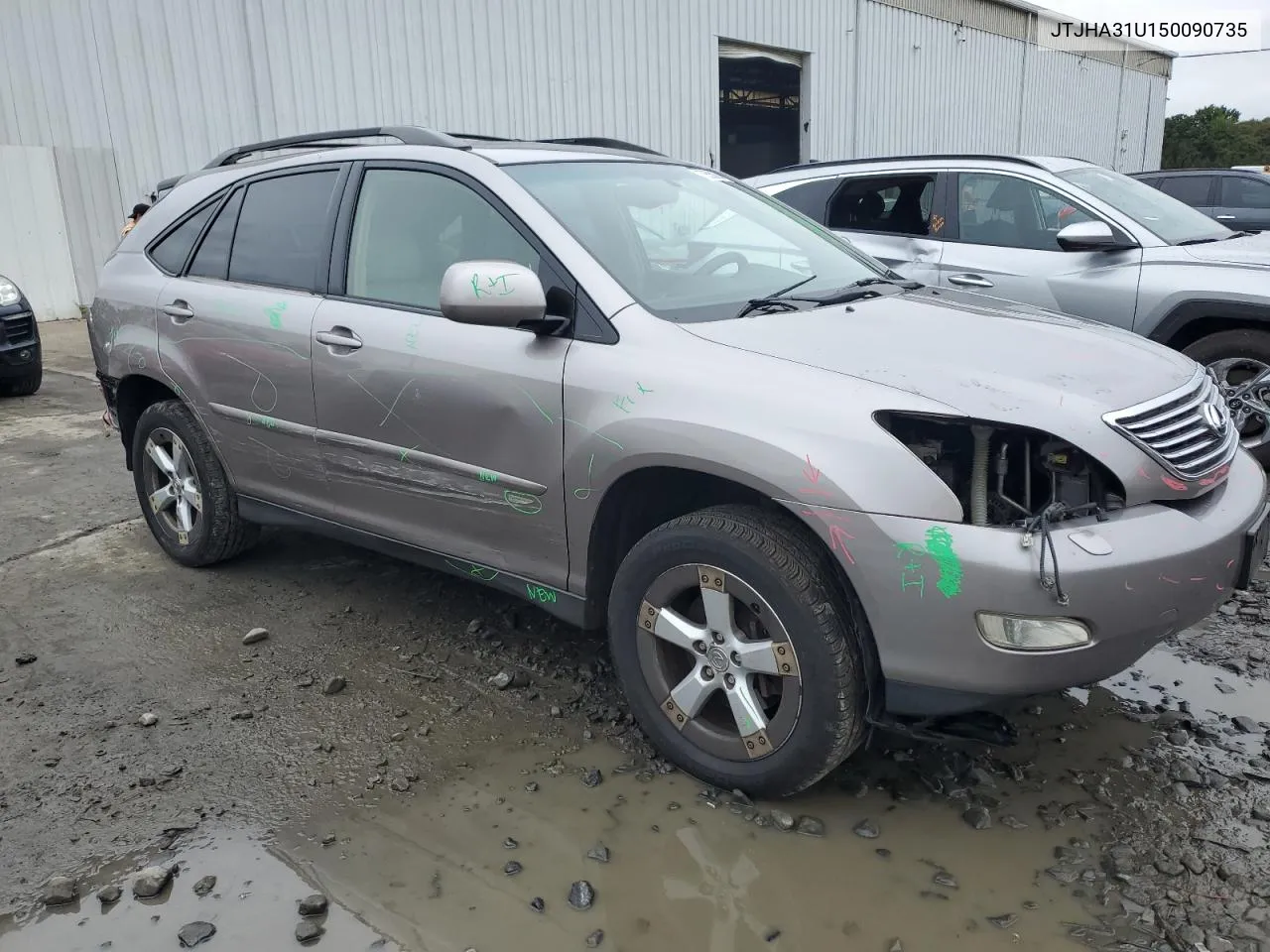 2005 Lexus Rx 330 VIN: JTJHA31U150090735 Lot: 73550354