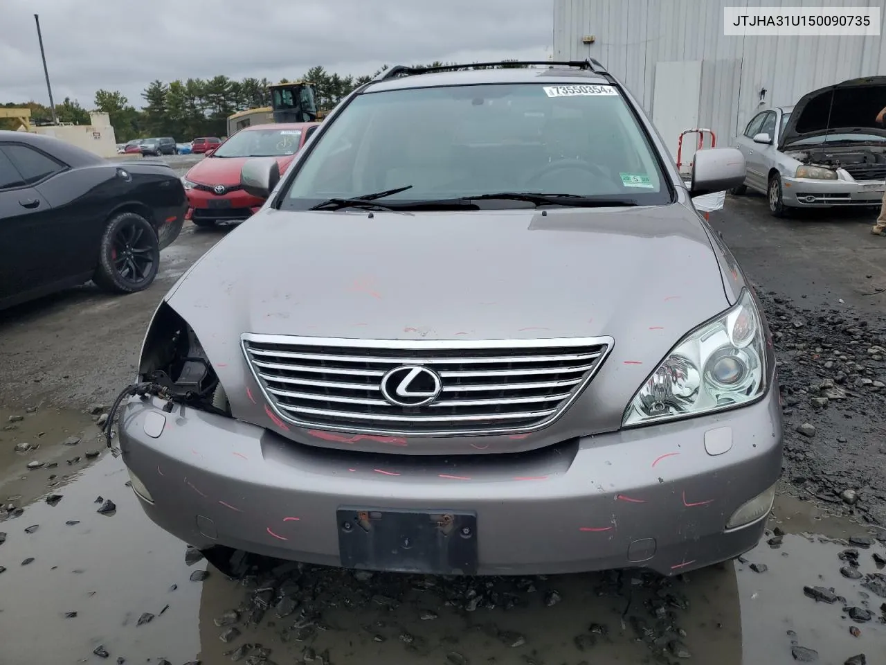 2005 Lexus Rx 330 VIN: JTJHA31U150090735 Lot: 73550354