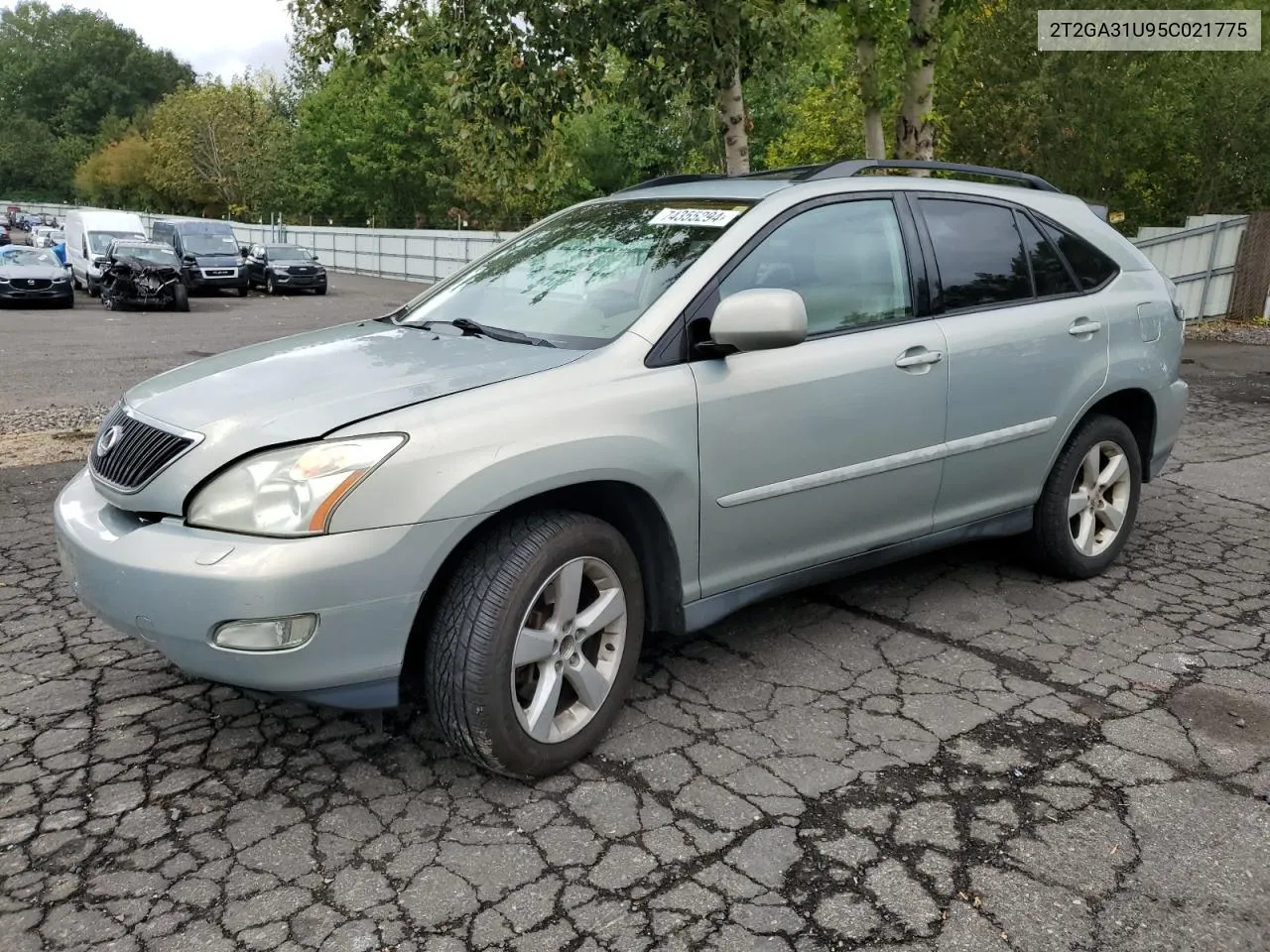 2005 Lexus Rx 330 VIN: 2T2GA31U95C021775 Lot: 74355294